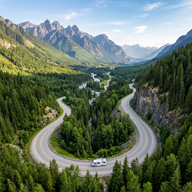 Open road ahead, representing TripFuelPlanner's future vision